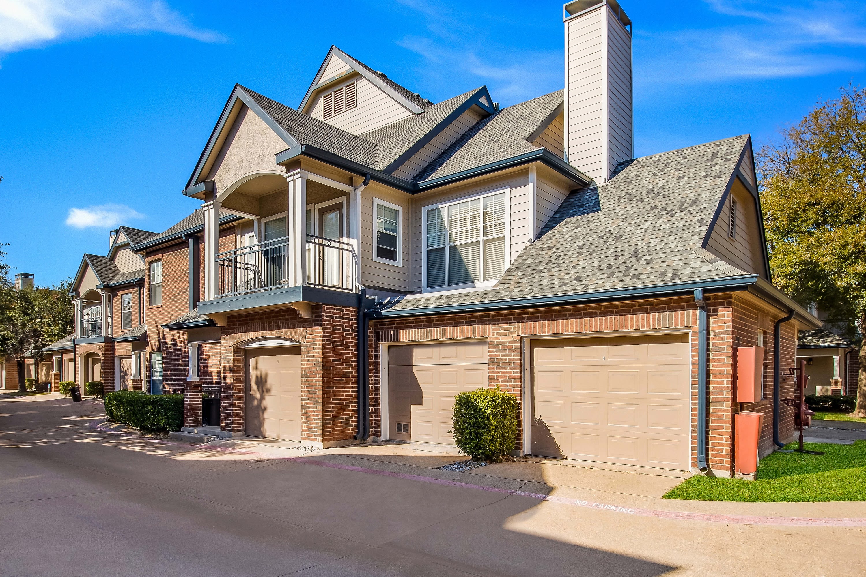 Floor Plans of the townhomestyle apartments at Townhomes of Bent Tree